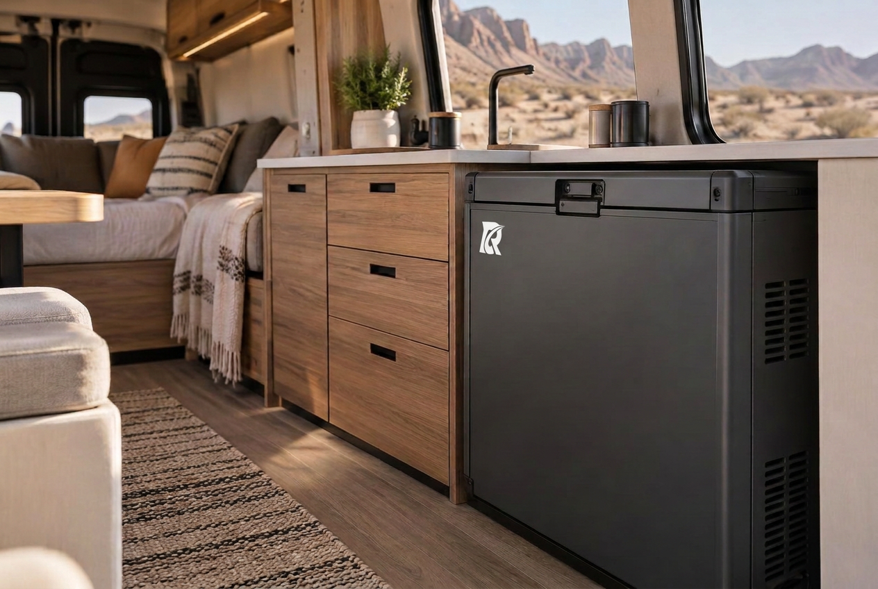 Cool Ride refrigerator used for rv travel